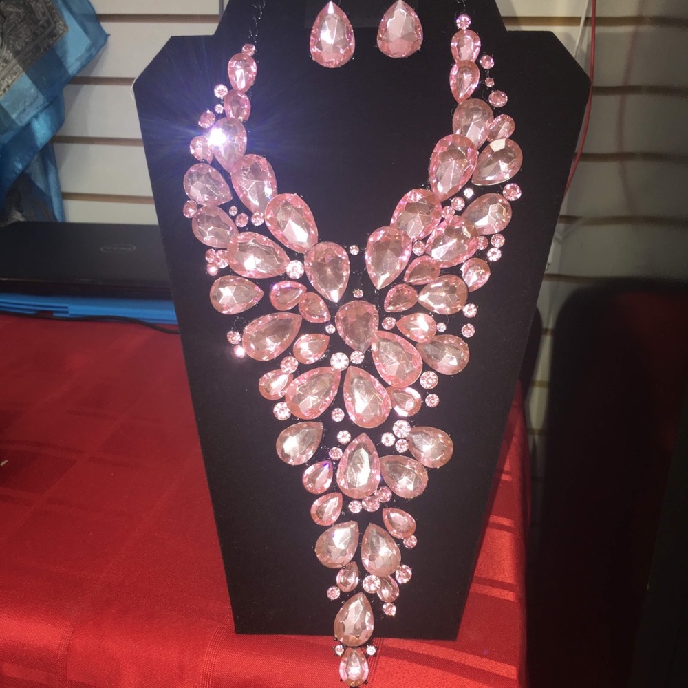 Pink necklace